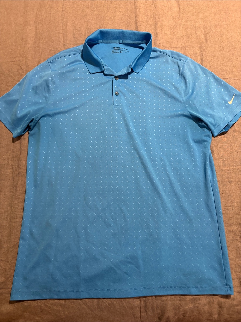 Nike Men’s Blue Dri-FIT Golf Shirt